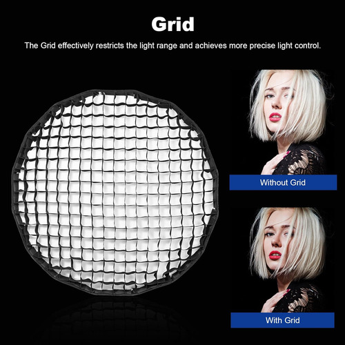 Qr-p90t Rejilla De Softbox (35.5 Pulgadas, Cuadrícula)