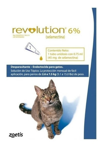 Revolution Gatos Antipulgas Garrapatas Y Parasitos Zoetis 