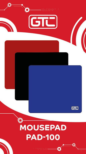 Imagen 4 de 4 de Pad Mouse Lisos Antideslizante Escritorio Varios Colores Ofi