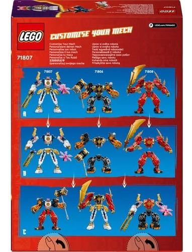 Lego Ninjago - Sora's Elemental Tech Mech - 209 Pcs - 71807