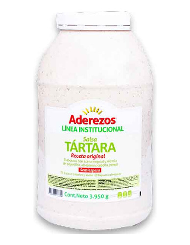 Salsa Tartara Galon 3950g Aderezos - g a $21