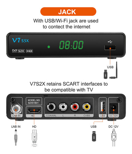 Receptor S5x Signal Dvb-s/s2/s2x V7 Receptor Decodificador D