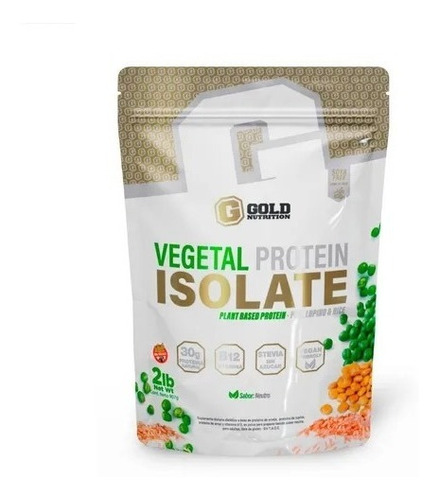 Vegetal Protein Isolate 2 Lb Gold Nutrition B12 Whey Vegana