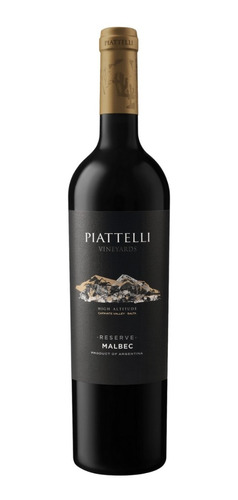 Vino Piattelli Reserva Malbec 750ml. Cafayate Salta