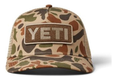 Gorra Yeti Original Logo Full Camo Trucker Hat Brown Camo 