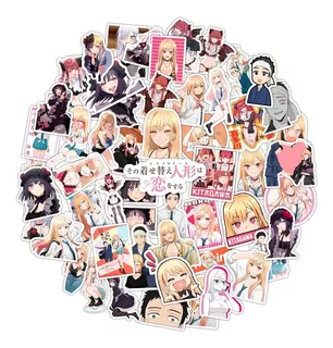 Pack 50 Stickers Anime Sono Bisque Doll My Dress Up Darling