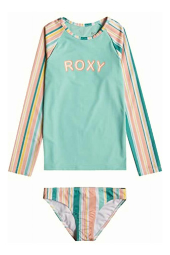 Roxy Girls Happiness Conjunto De Protección De Manga Larga,