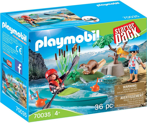 Playmobil Kayak Aventura Y Figura Pack Playset