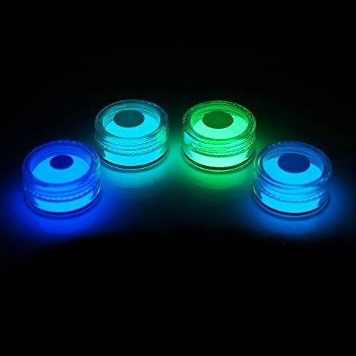 Glow In The Dark Powder Pigment Sample Pack 2-4 Colors - Gre