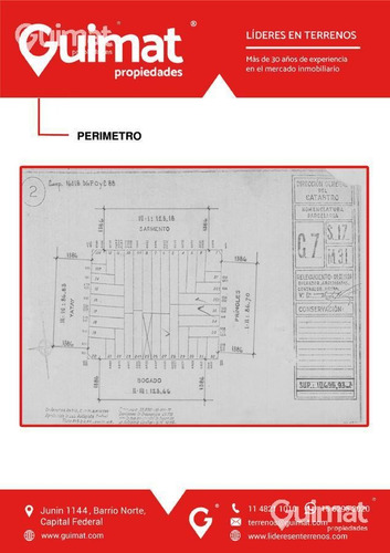 Imagen 4 de 12 de Excelente Incidencia - Almagro - Lideres En Terrenos - Guimat Propiedades
