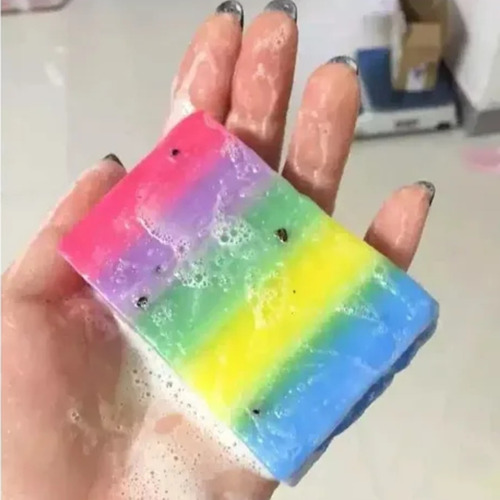 Jabón Arcoiris Tailandés Arroz Colágeno Vitamina E Aclarante