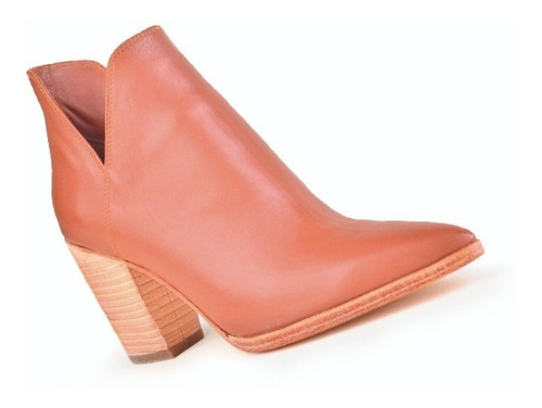 Imagen 5 de 8 de Botines Botinetas Botas De Mujer De Cuero Bonn - Ferraro