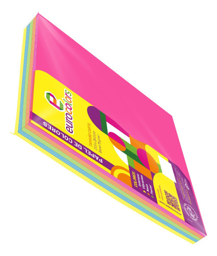 Eurocolors Arcoiris Vibrantes De 100h / Caja 2500 Pzas
