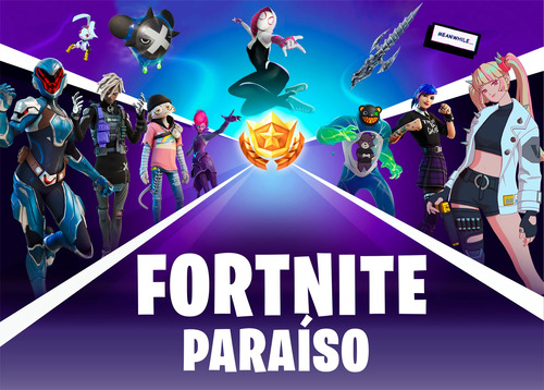 Fortnite Paraíso - Arte C - Superpôster Game Master, de Editora Europa. Editorial Editora Europa, capa mole em português, 2022