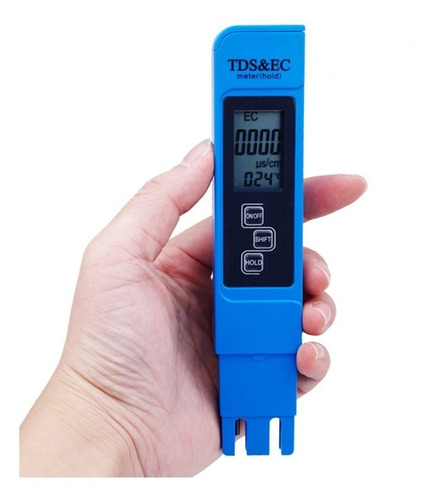 Imagen 4 de 5 de Medidor Probador De Temperatura Y Pureza Del Agua 0-9999 Ppm