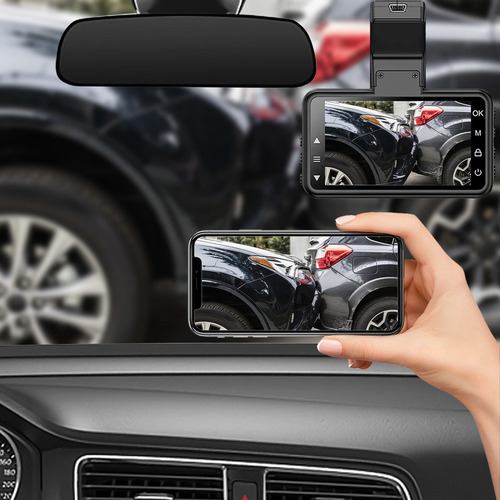 Cámara De Coche Y Dash Cam 1080p, 3 Pulgadas, Mini Pantalla,