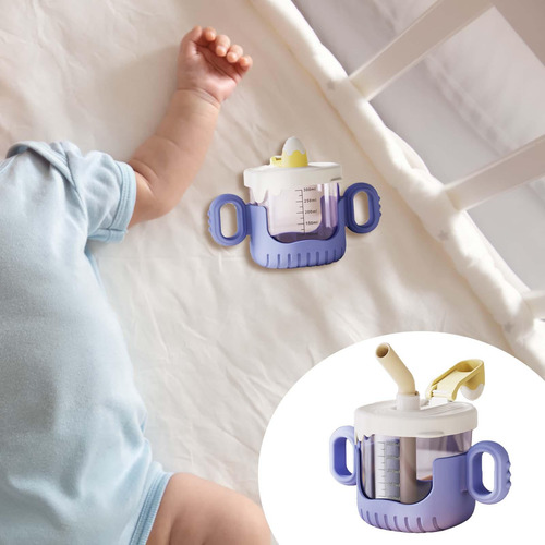 Taza Para Sorber, Taza De Entrenamiento Para Bebé, Violeta