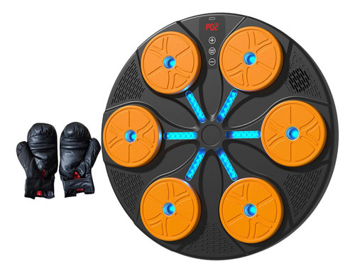 Máquina De Boxeo, Entrenador De Boxeo Con Guantes, Naranja