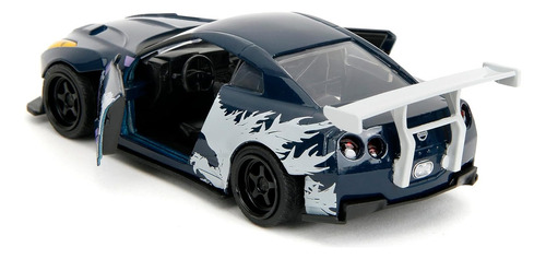 Jada Hollywood Monta Un Nissan Gt-r 2009 Fundido A Escala 1