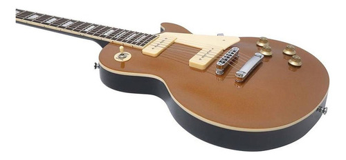 Guitarra Eléctrica Eko Ls-400 Gold Tribute Les Paul Dorado Color Dorado Oscuro Material Del Diapasón Laurel Orientación De La Mano Diestro