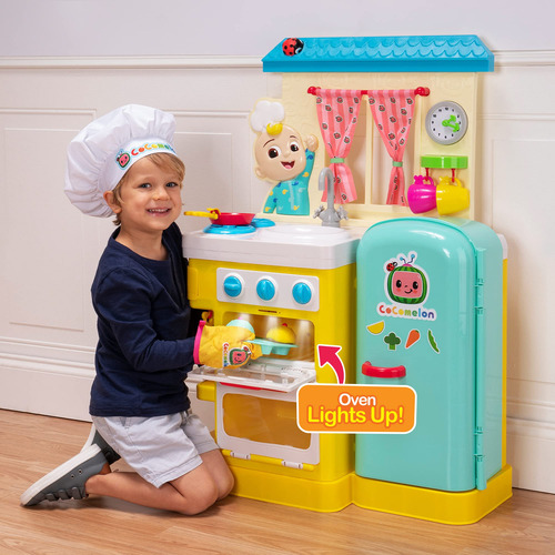 Set De Cocina De Lujo Con Accesorios Interactivos Para Niños Color