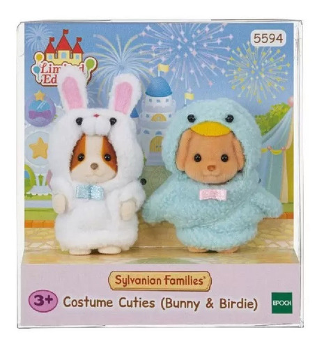 Sylvanian  Adoraveis Fantasias Coelhinho E Passarinho 5594