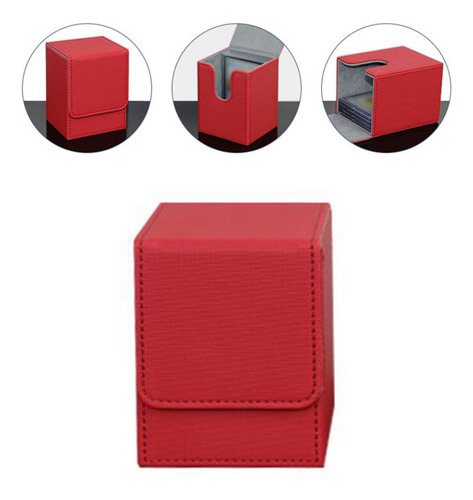 Caja De Cubierta De Tarjeta Caja De Almacenamiento De Rojo