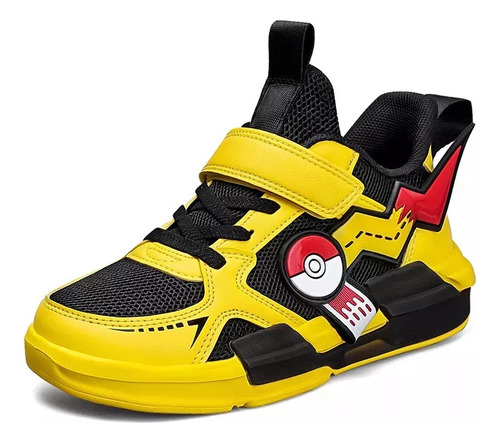 Zapatillas Para Correr Transpirables Pokmon Mesh Pikachu
