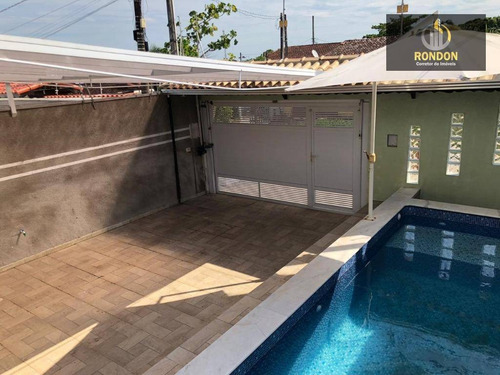 Casa Com 2 Dormitórios À Venda, 81 M² Por R$ 269.000 - Jardim Grandesp - Itanhaém/sp - Ca1181