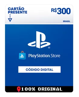 Gift Card Playstation Store 300 Reais Psn Plus Ps4 Ps5 Br