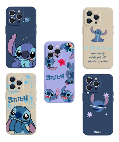Carcasa Stitch Premium Para iPhone Todos Los Modelos