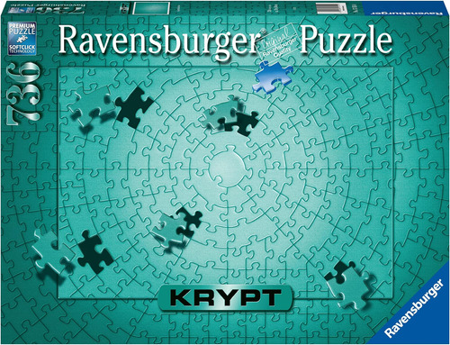 Ravensburger Puzzle Krypt Menta Metálica 736 Piezas