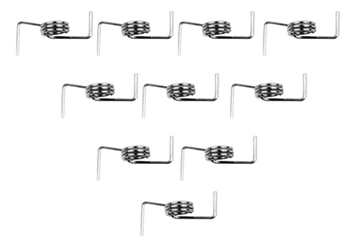 2 X 10 Uds. Clips De Resorte De Muelles De Torsión De 3 Mm.