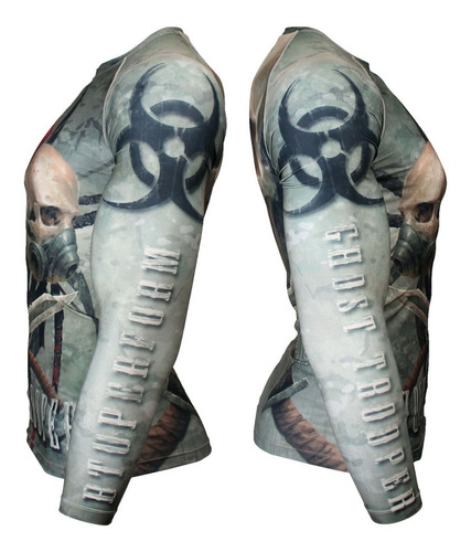 Remera Compresión Rashguard Btoperform Ghost Trooper