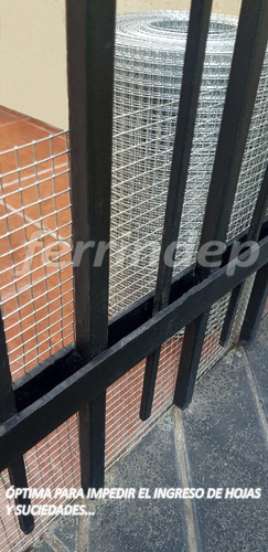Malla Electrosoldada 10x10mm Rollo 30cm X 8mts Alambre Galv
