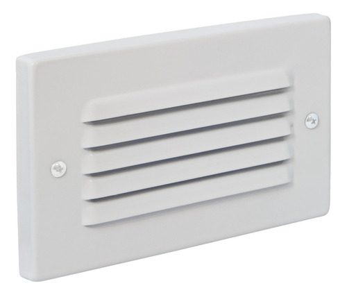 Horizontal Interior Exterior Blanco Rejilla Paso Luz Led
