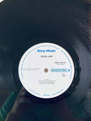 Pearl Jam Even Flow Lp Vinyl Vinilo Disco Promocional 1992