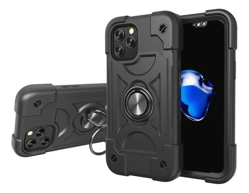 Funda Case De Uso Rudo 360 Con Anillo Premium Para iPhone