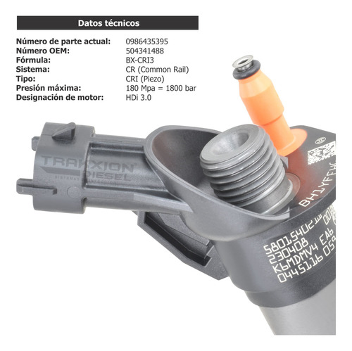 Juego 4 Inyectores Diesel Np-0445116059 Np-0986435395 Bosch