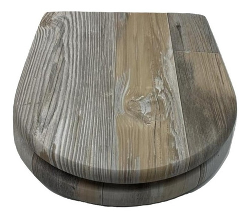 Imagen 2 de 9 de Tapa Asiento Inodoro Decorada Monaco Herrajes Acero Inoxid.