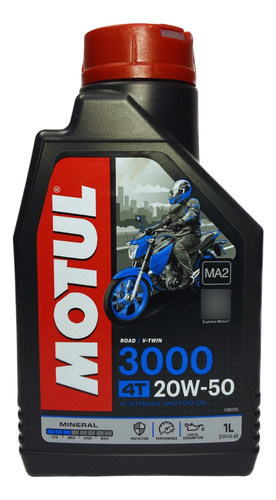 Aceite Motul 20w50 3000 4t Moto