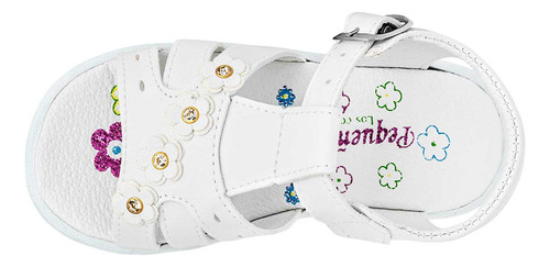 Sandalias Niña Chaparrin 2580 Blanco 12-14 116-432