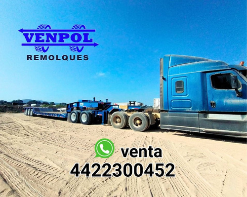 Lowboy Cuello Desmontable Para Carga De Vagones De Tren