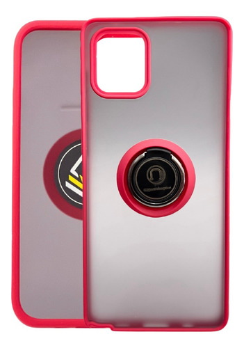Funda Para Samsung S23ultra Uso Rudo Con Anillo Matte Ring Rojo S23 Ultra