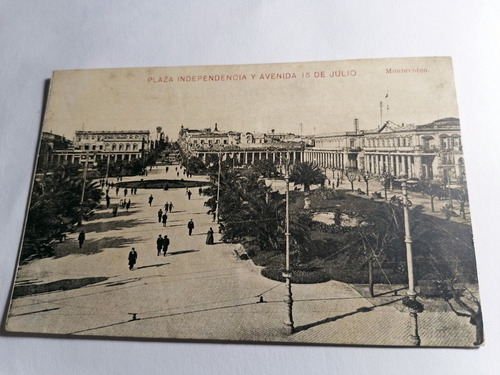 Antigua Postal Plaza Independencia 1900