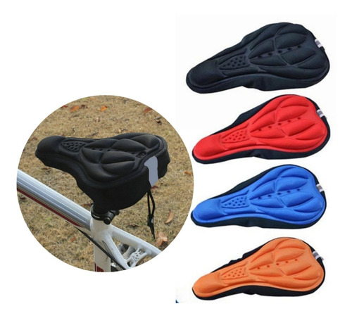 Cubre Asiento Con Gel Para Bicicleta Spinning Ciclismo Funda