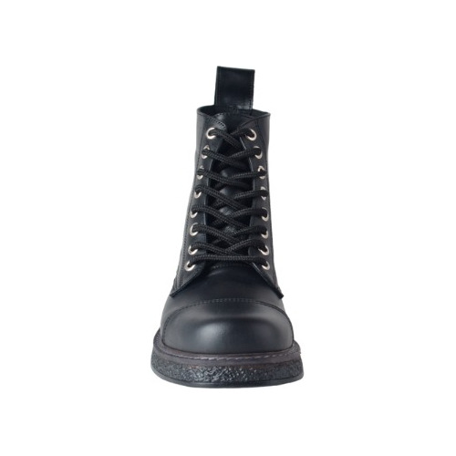 Borcegos Botinetas Cordones De Mujer De Cuero Marba -ferraro