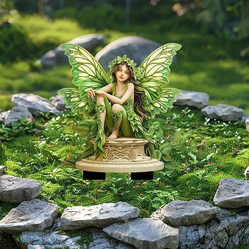 Estaca De Jardín De Hadas, Decoración De 2d, Regalo