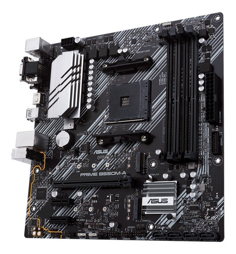 Imagen 5 de 6 de Board Asus Prime B550m-a Csm Socket Am4 Amd Ryzen M.2 Aura