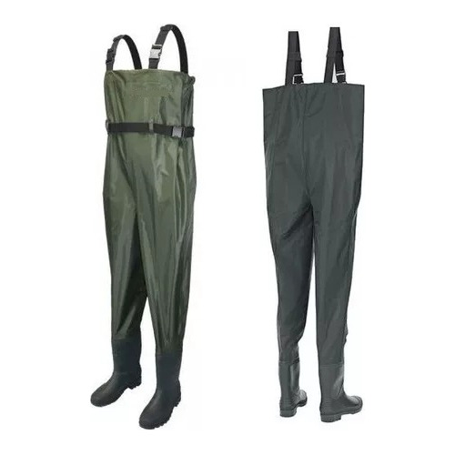 Wader Pesca Alvatros Pvc Y Nailon C/botas 